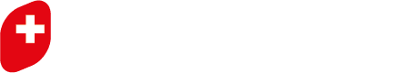 Swissstaffing-Logo auf grünem Hintergrund.